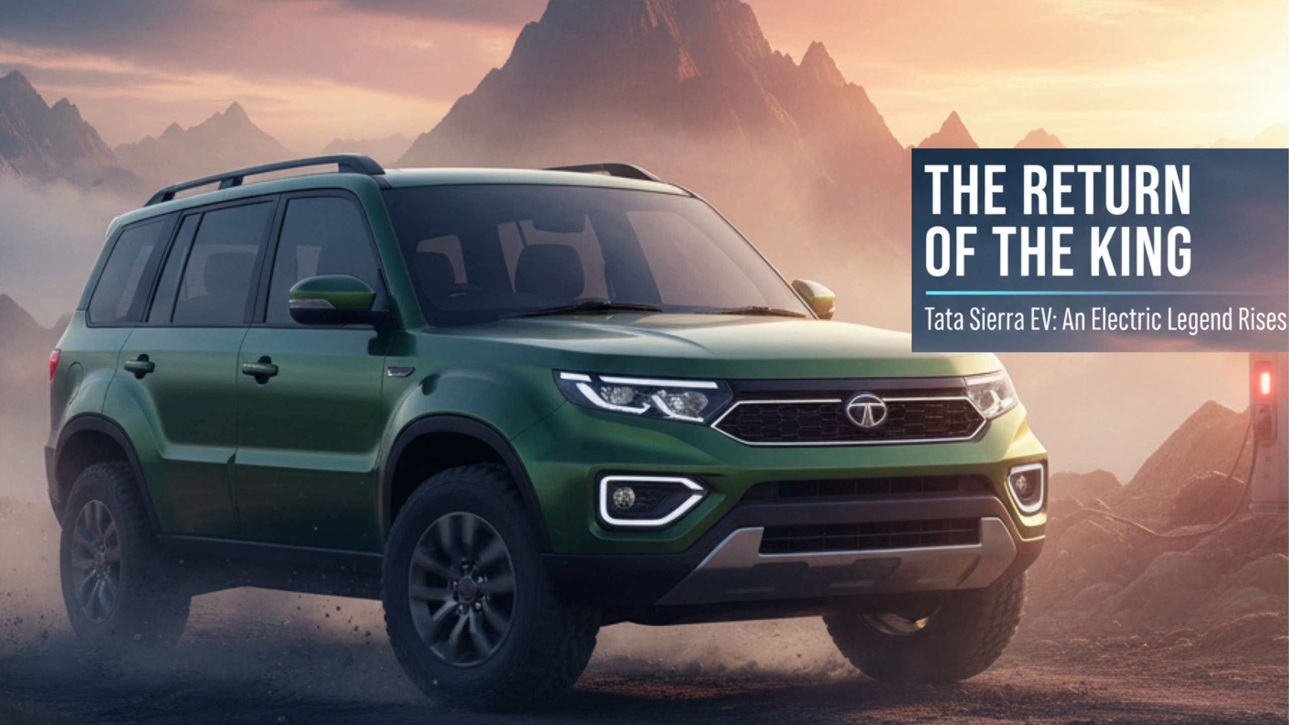 From Diesel Pioneer to Electric Dream: Decoding the New Tata Sierra