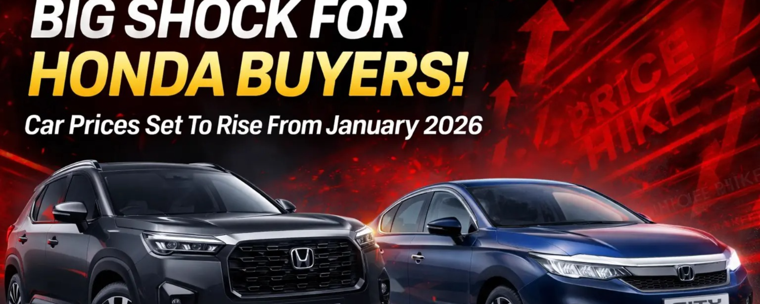 Honda to Hike Prices from January 2026: What It Really Means for Indian Car Buyers