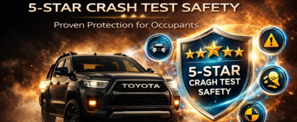 New-Gen Toyota Hilux Scores 5 Stars in ANCAP Crash Tests: What It Means for Buyers