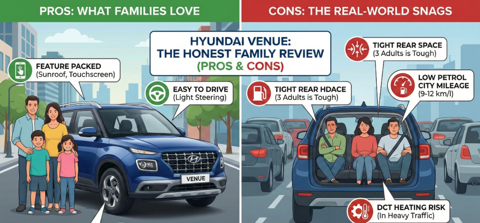 Is the Hyundai Venue the Right Choice for a Middle-Class Family? An Honest Look.